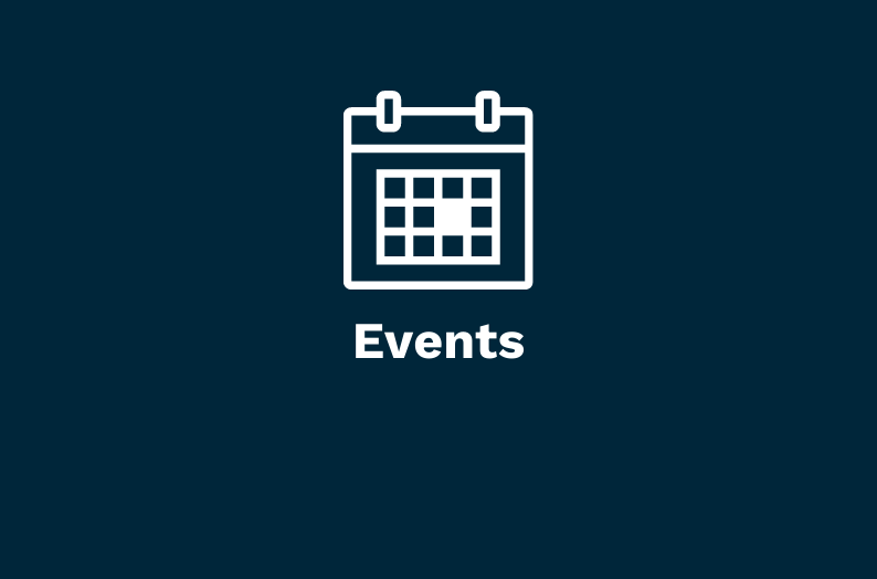Image of calendar and copy that reads Ablr events